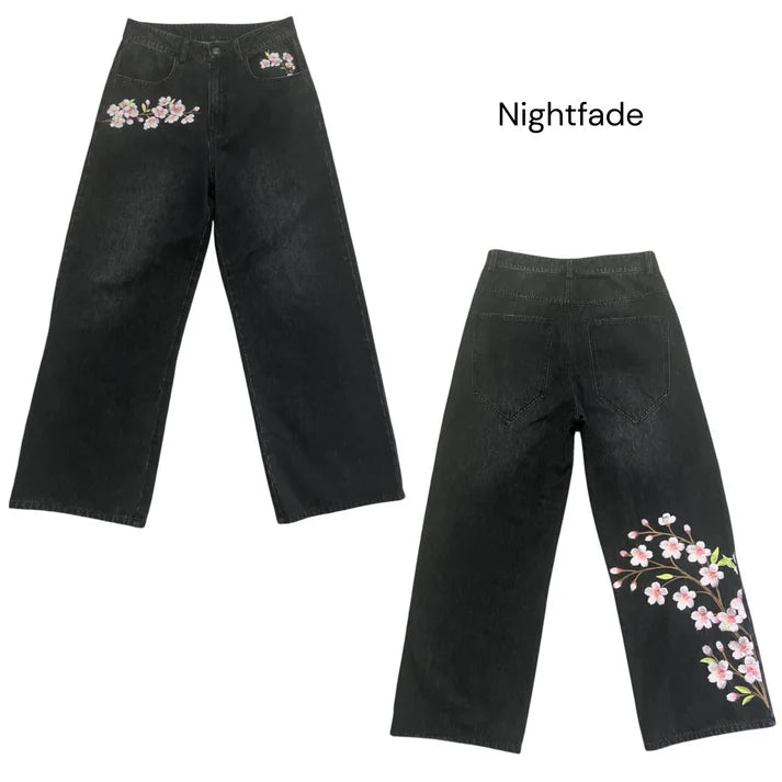 Unisex Sakura Hoodie & Jeans