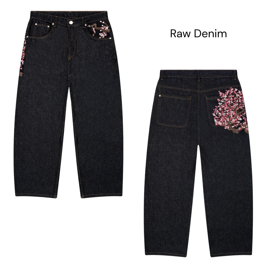 Unisex Sakura Hoodie & Jeans